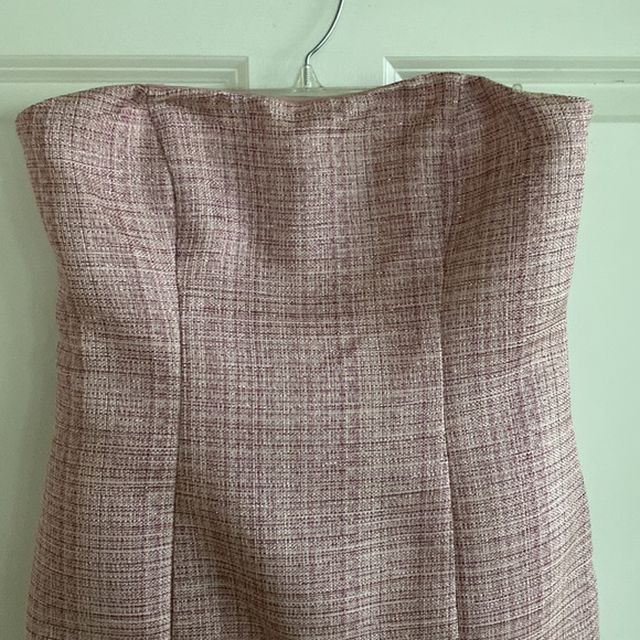 Majorelle Strapless Pink (tweed) Mini Dress - Picture 4 of 9